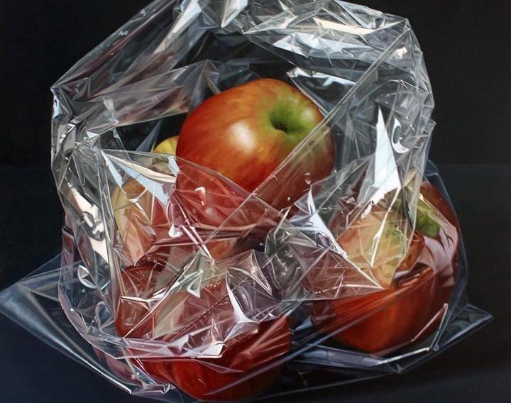 hyper-realism painting by Miguel Angel Nuñez from Spain