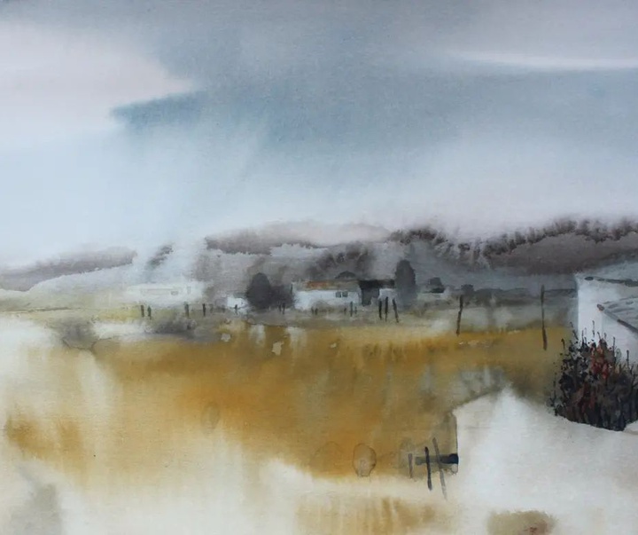 Gallery of Watercolor painting by Antonio Ortega Perez-Spain