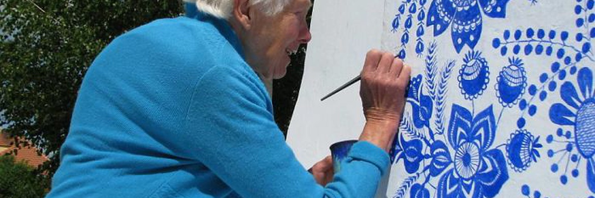 Agnes Kasparkova turns her small village into an art gallery