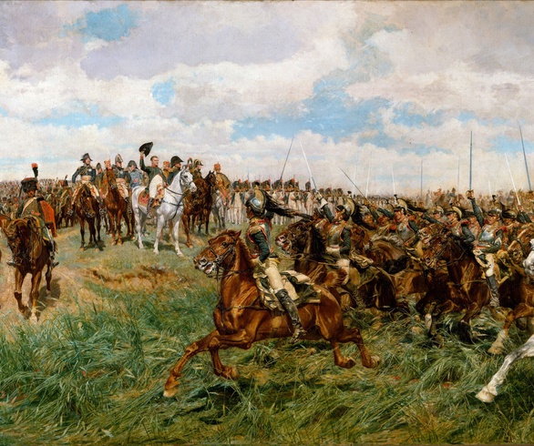 The Great Friedland Battle Painting is a masterpiece by Ernest Meissonier