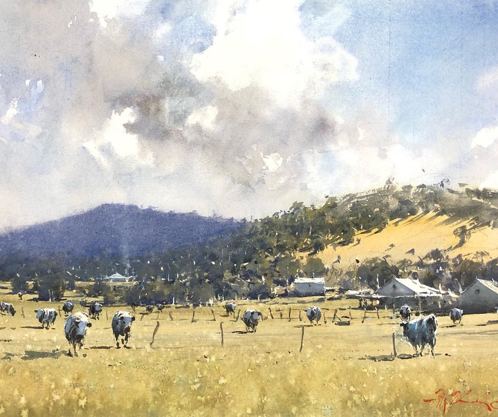 Gallery of Watercolor Painting by Joseph Zbukvic - Croatia