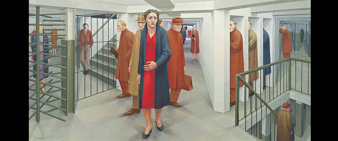 Gallery of painting by George Tooker-USA