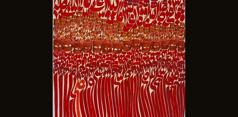 Charles Hossein Zenderoudi is one of the pioneering contemporary Iranian artists