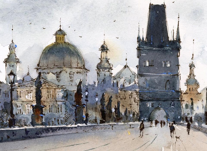 Gallery of Watercolor Painting by Eugenia Gorbacheva-Russia