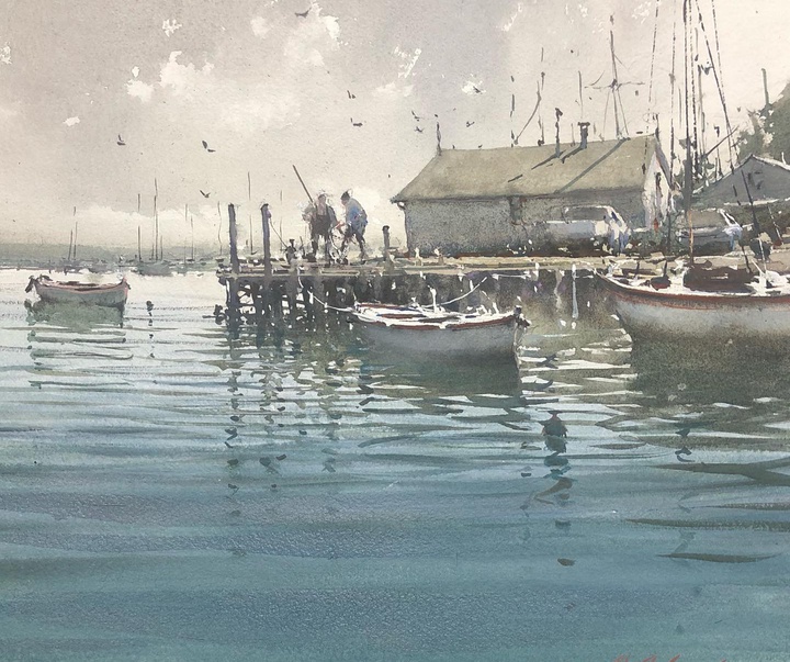 Gallery of Watercolor Painting by Joseph Zbukvic - Croatia