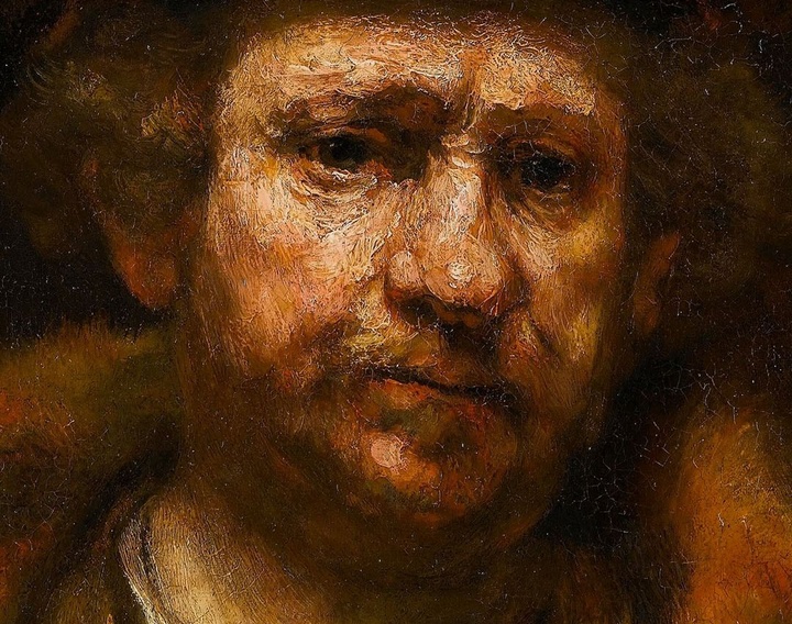 A different self-portrait than Rembrandt