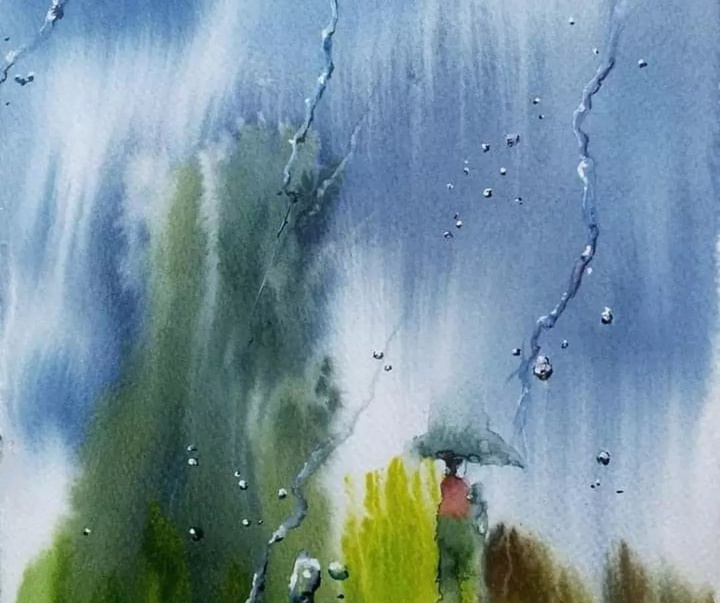 Gallery of Watercolor painting by Prakashan Puthur-India