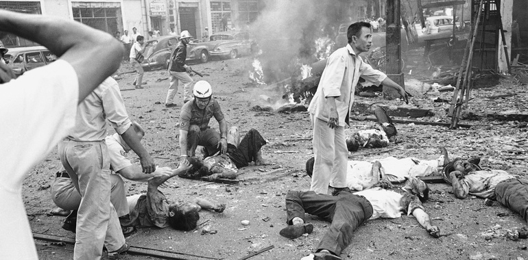 The most famous photos ، photo taken by Horst Faas in Vietnam