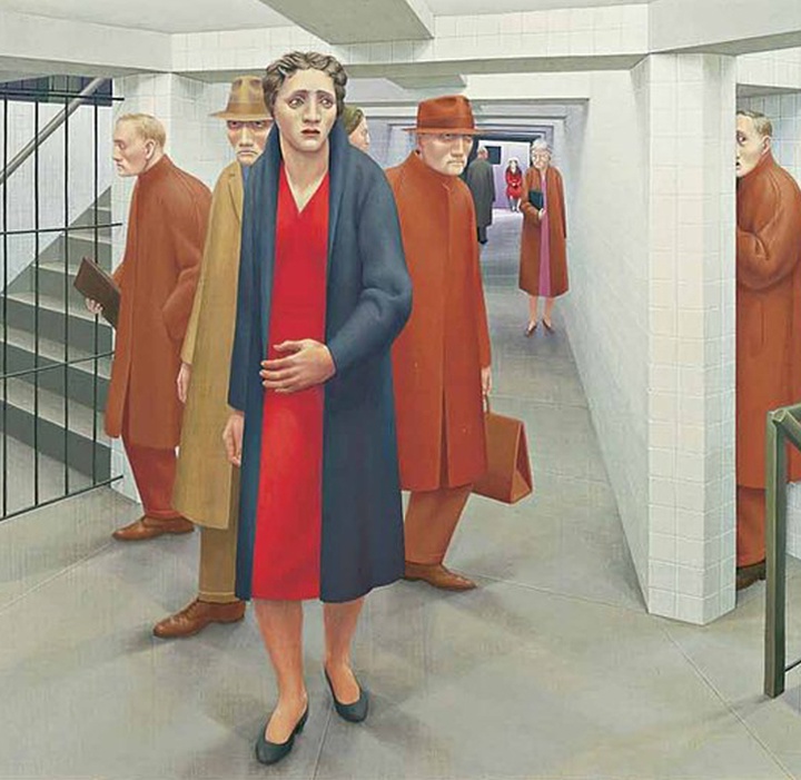 Gallery of painting by George Tooker-USA