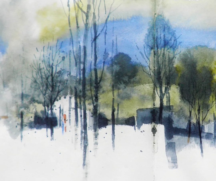 Gallery of Watercolor painting by Antonio Ortega Perez-Spain