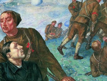 Utilizing the achievements of the pioneers of modern art in the works of "Kuzma Petrov Vodkin"