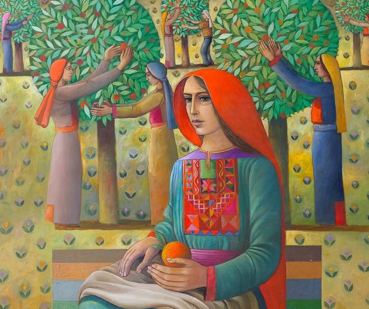 Gallery of Painting by Sliman Mansour - Palestine