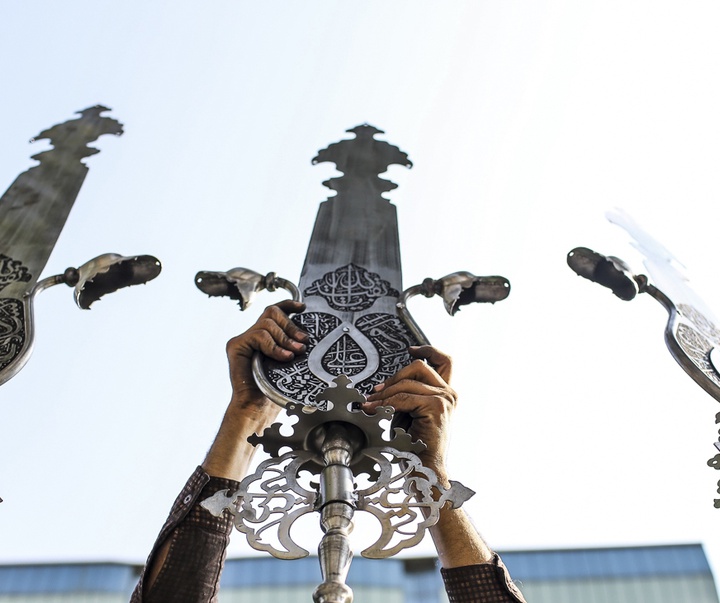 Gallery of Modern Art -  Alam Making (Symbolic art of Ashura) - Ashura Art