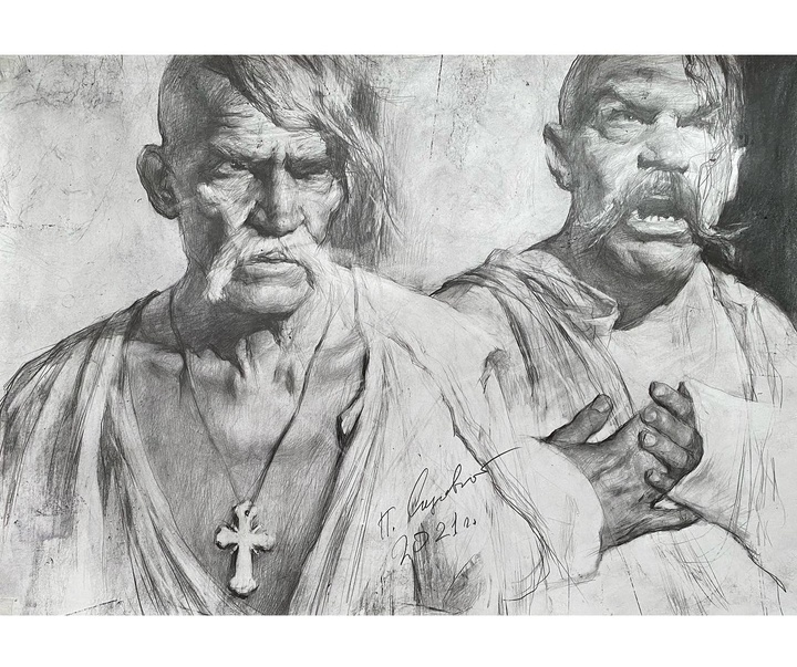 Gallery of Drawing by Petr Sadovsky-Russia