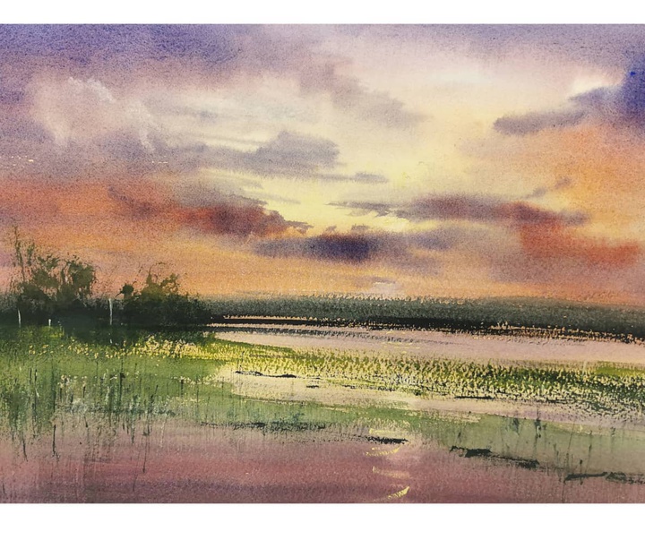 Gallery of Watercolor Painting by Pablo Garcia Avila-Spain