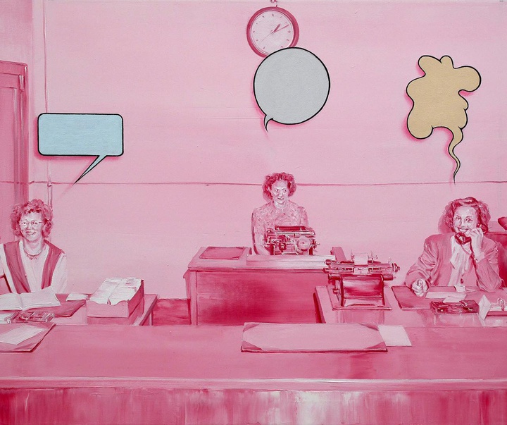 Gallery of Humor painting by Paco Pomet-Spain