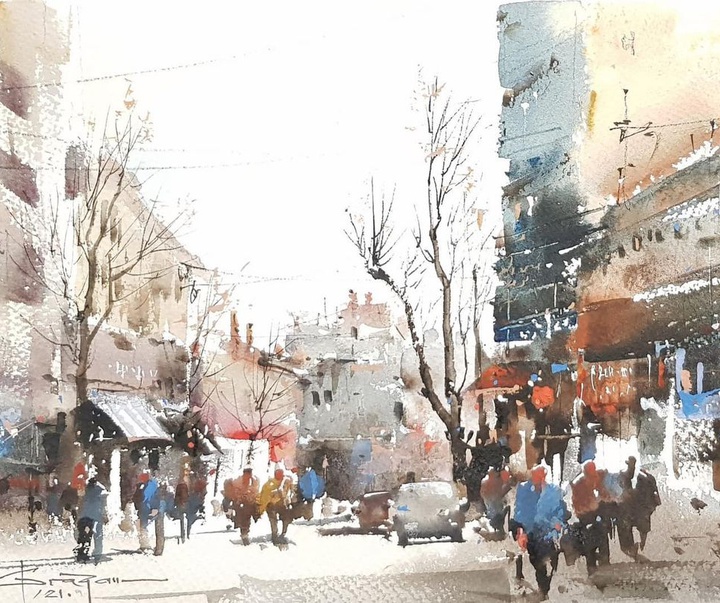 Gallery of Watercolor Painting "Corneliu Dragan"