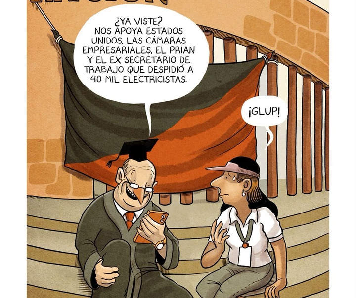 Gallery of political Cartoon by Monero Chelo-Mexico