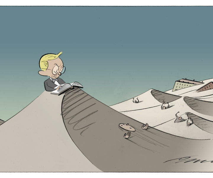 Gallery of Political Cartoon by Marquard Otzen - Denmark