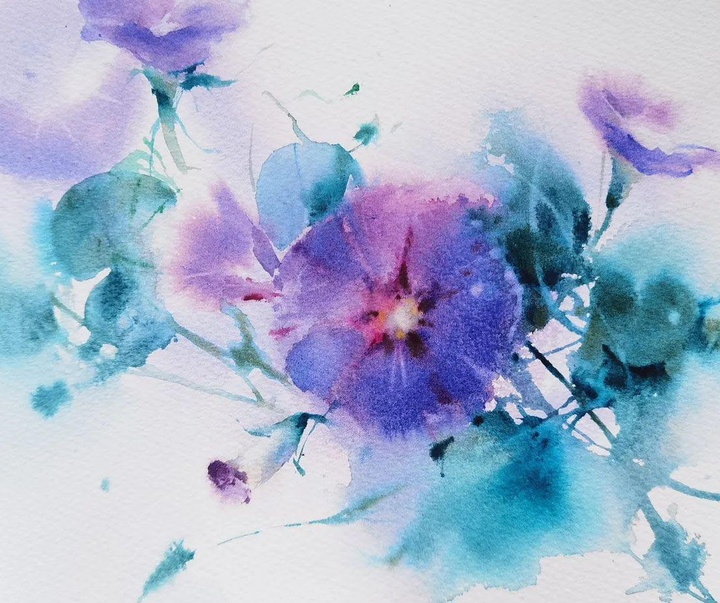 Gallery of Watercolor painting by Blanca Alvarez- Spain