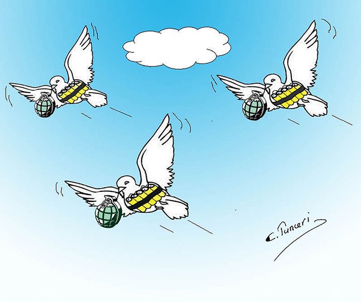 First Selection of the International Cartoon Contest “Terror Online”