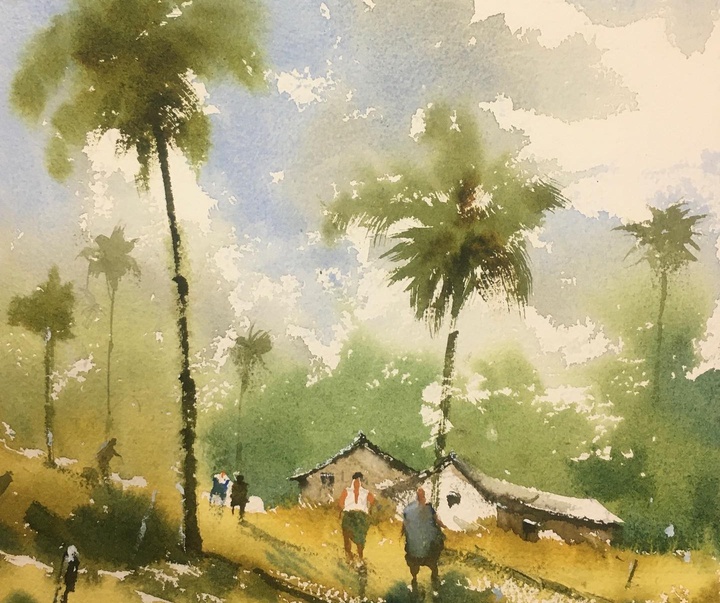 Gallery of Watercolor by Guin Srikanta-India