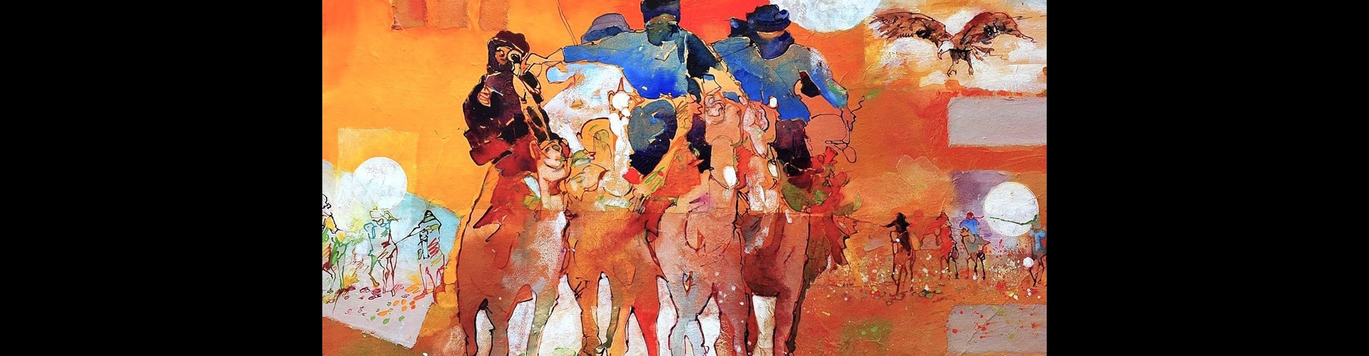 Gallery of Watercolor painting by Manjit Singh Chatrik-India