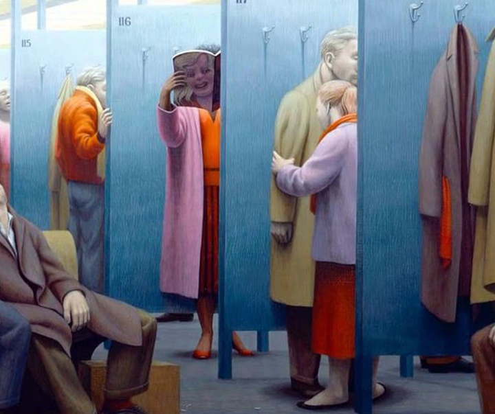 Gallery of painting by George Tooker-USA