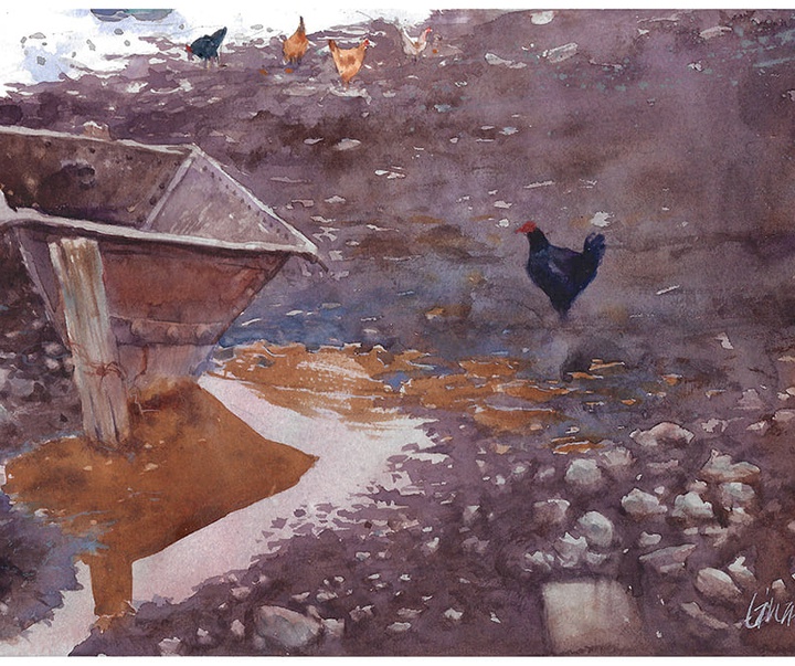 Gallery of Water color Artworks by Gonzalo Carcamo-Chile