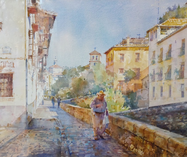 Gallery of Watercolor Painting by Geoffrey Wynne-UK