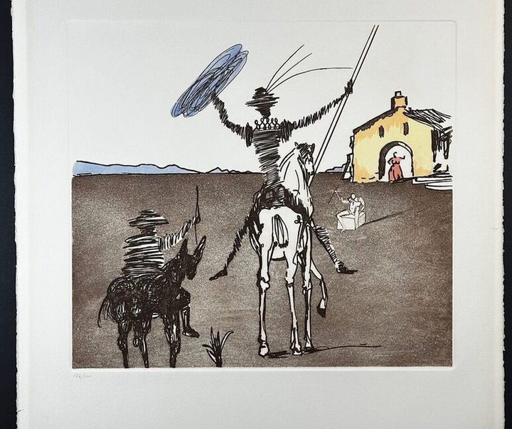 Gallery of Salvador Dali lithographs and metal engravings-Spain