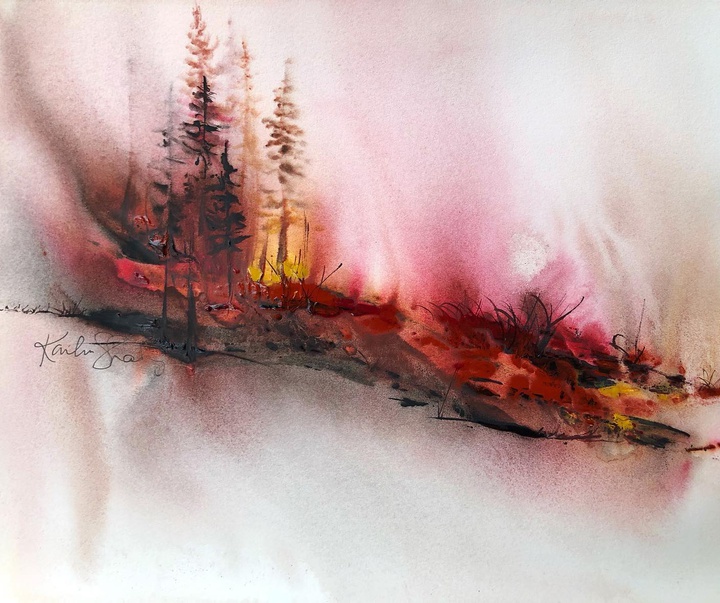 Gallery of Watercolor painting by Karlyn Shahnazarian-Canada