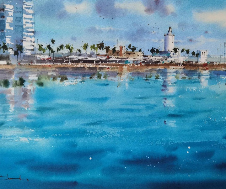 Gallery of Watercolor painting by Blanca Alvarez- Spain