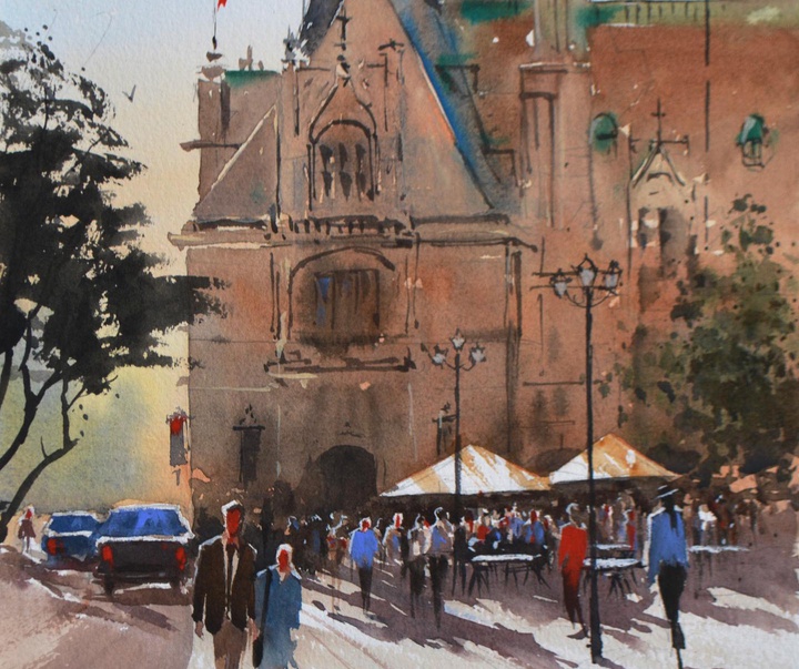 Gallery of Watercolor Painting by Michael Holter-USA