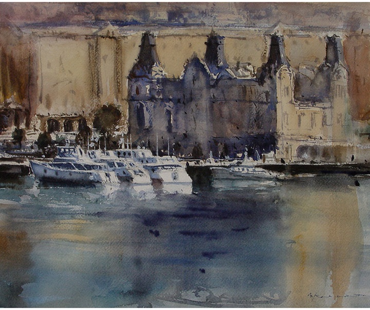 Gallery of Watercolor by Ricardo Azkargorta Celaya-Spain