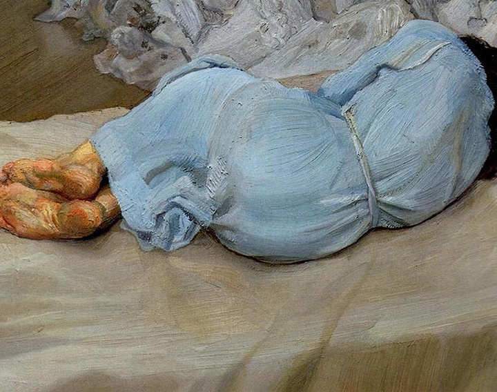 Annabelle's Sleeping by Lucien Freud