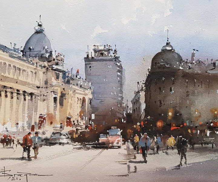 Gallery of Watercolor Painting "Corneliu Dragan"