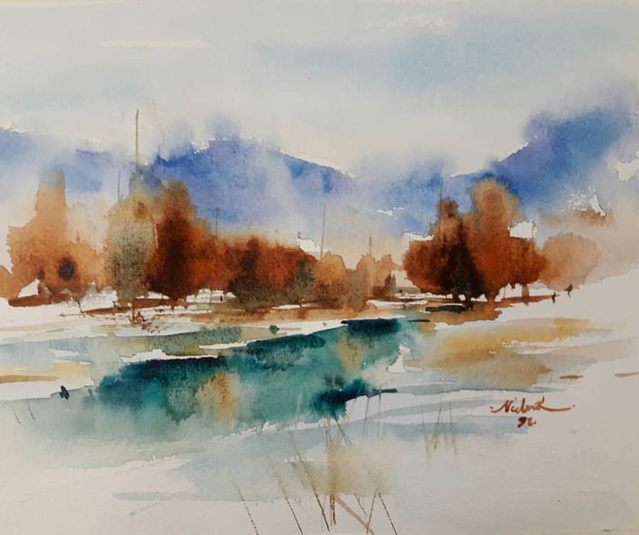 Gallery of Watercolor painting by Neda Ranjbar- Iran