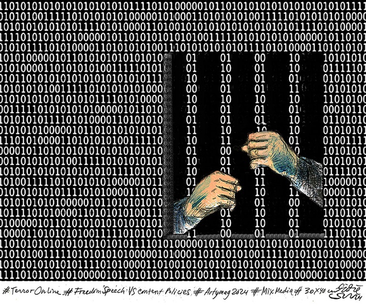 First Selection of the International Cartoon Contest “Terror Online”