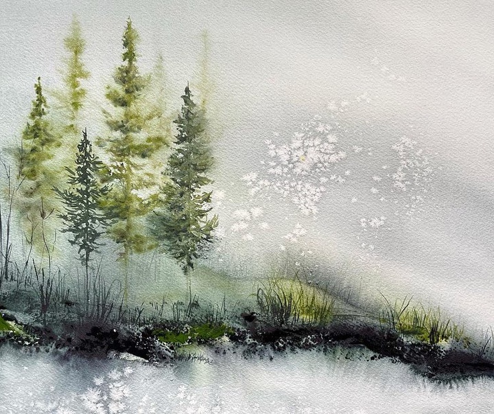 Gallery of Watercolor painting by Karlyn Shahnazarian-Canada