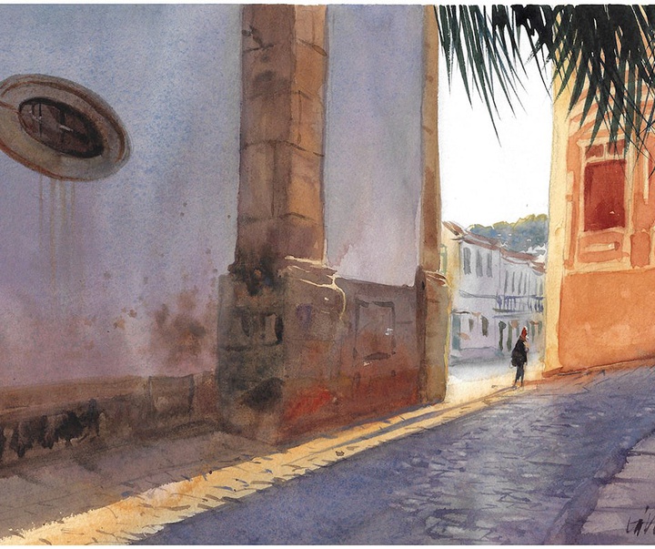 Gallery of Water color Artworks by Gonzalo Carcamo-Chile