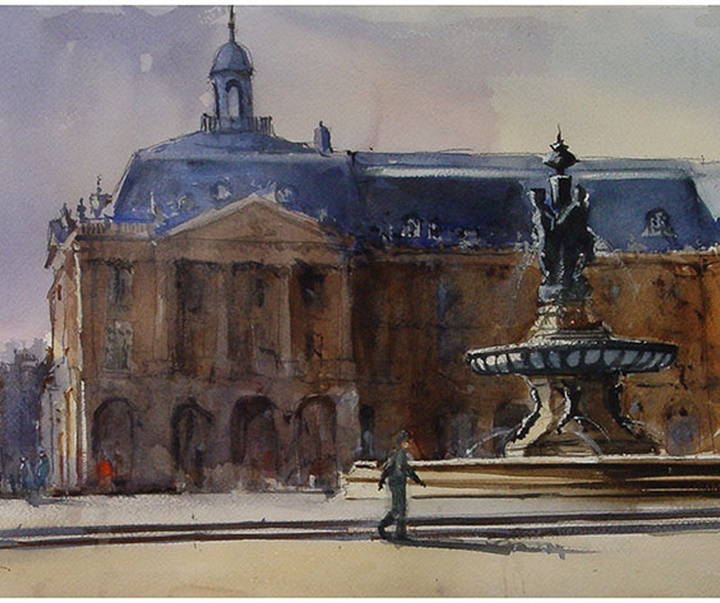 Gallery of Watercolor by Ricardo Azkargorta Celaya-Spain
