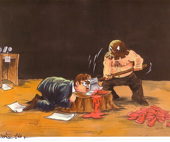 First Selection of the International Cartoon Contest “Terror Online”