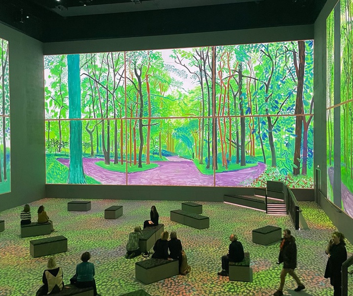 Gallery of painting by David Hockney - England