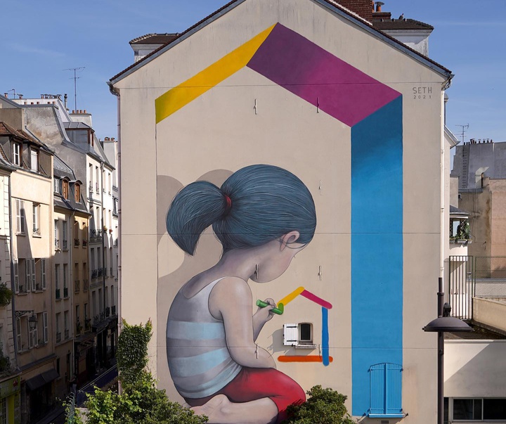 Gallery of street painting by Seth Globepainter - France