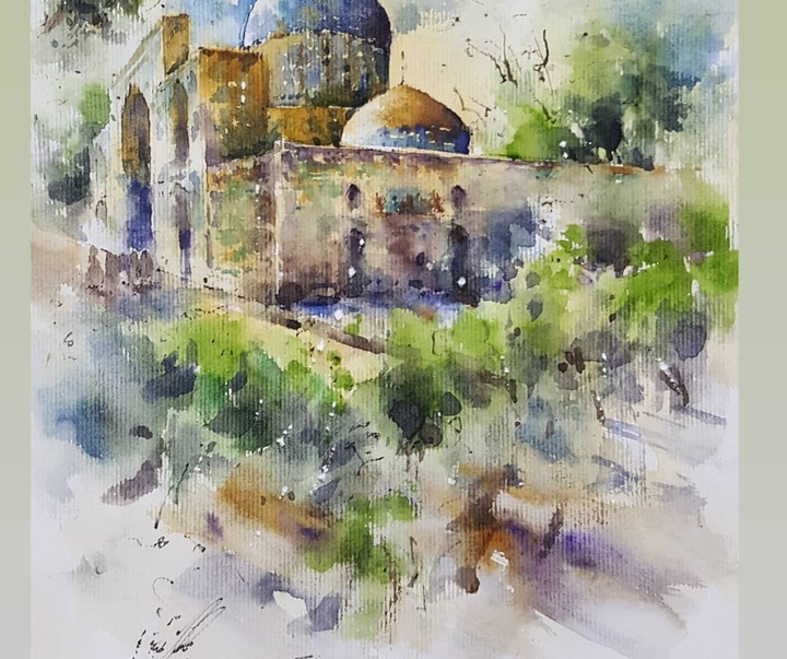 Gallery of Watercolor painting by Alireza Tabatabaee