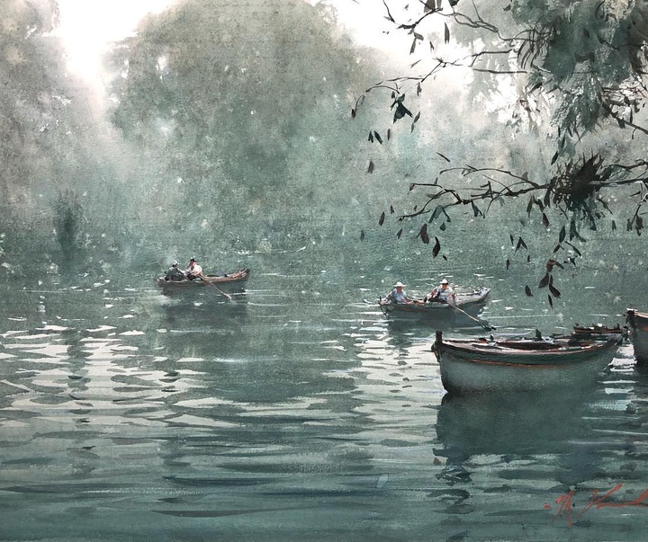 Gallery of Watercolor Painting by Joseph Zbukvic - Croatia