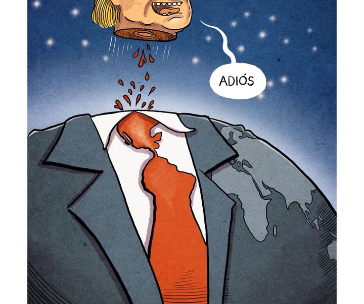 Gallery of political Cartoon by Monero Chelo-Mexico