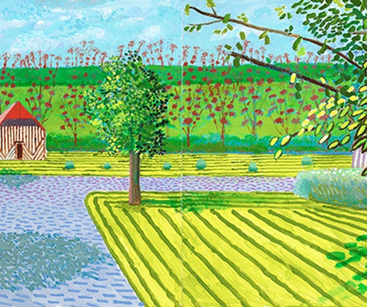 Gallery of painting by David Hockney - England