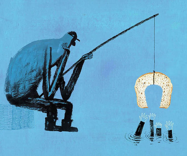 Gallery of humor illustration by Klaas Verplancke -Belgium